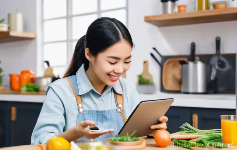 베트남 소셜 미디어 트렌드 - A bustling, vibrant street market in Vietnam, featuring diverse people of all ages – from a schoolgi...