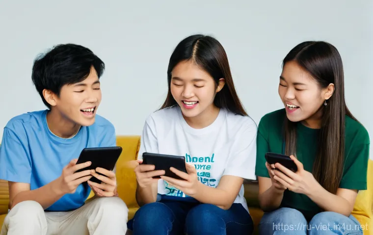 베트남어 발음 팁 - **Prompt:** A joyful teenager, around 17 years old, is at a lively Vietnamese street food stall, bea...